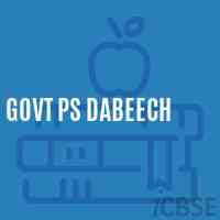 Govt Ps Dabeech Primary School Logo