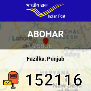 Abohar PIN Code & Post Office in Abohar, Fazilka, Punjab