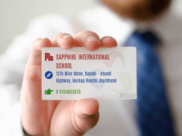 Sapphire International School Contact Card