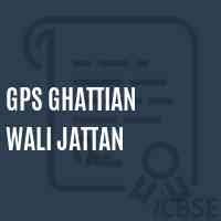 Gps Ghattian Wali Jattan Primary School Logo