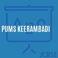Pums Keerambadi Middle School Logo