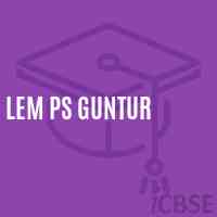 Lem Ps Guntur Primary School Logo