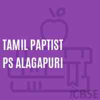 Tamil Paptist Ps Alagapuri Primary School Logo