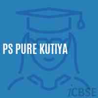 Ps Pure Kutiya Primary School Logo