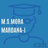 M.S.Mora Mardana-I Middle School Logo