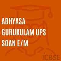 Abhyasa Gurukulam Ups Soan E/m Middle School Logo