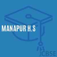 Manapur H.S School Logo