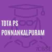 Tdta Ps Ponnankalpuram Primary School Logo