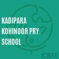Kadipara Kohinoor Pry. School Logo