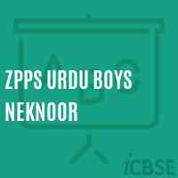 Zpps Urdu Boys Neknoor Primary School Logo