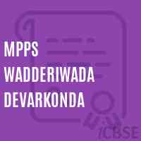 Mpps Wadderiwada Devarkonda Primary School Logo