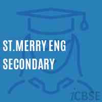 St.Merry Eng Secondary Secondary School Logo