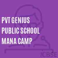 Pvt Genius Public School Mana Camp Logo