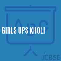 Girls Ups Kholi Middle School Logo