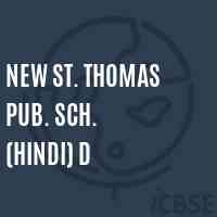 New St. Thomas Pub. Sch. (Hindi) D Middle School Logo