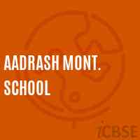Aadrash Mont. School Logo