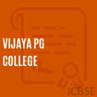 Vijaya Pg College Logo