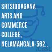 Sri Siddagana Arts and Commerce College, Nelamangala-562 123 Logo
