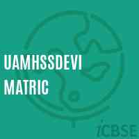Uamhssdevi Matric Senior Secondary School Logo