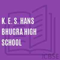 K. E. S. Hans Bhugra High School Logo