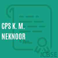 Cps K. M. Neknoor Middle School Logo
