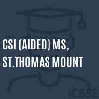 CSI (Aided) MS, St.Thomas Mount Middle School Logo