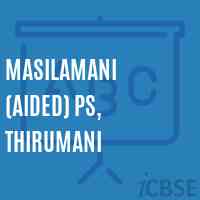 Masilamani (Aided) PS, Thirumani Primary School Logo