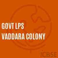 Govt Lps Vaddara Colony Primary School Logo