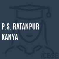 P.S. Ratanpur Kanya Primary School Logo