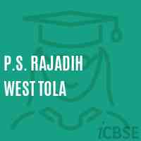 P.S. Rajadih West Tola Primary School Logo