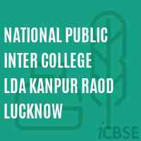 National Public Inter College Lda Kanpur Raod Lucknow Secondary School Logo