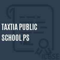 Taxtia Public School Ps Logo