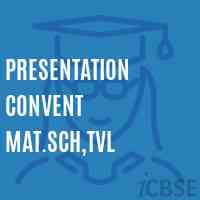 Presentation Convent Mat.Sch,Tvl Secondary School Logo