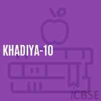 Khadiya-10 Primary School Logo