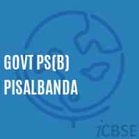 Govt Ps(B) Pisalbanda Primary School Logo