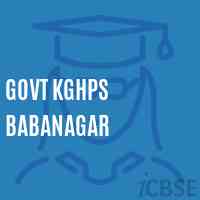 Govt Kghps Babanagar Middle School Logo