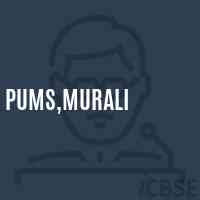Pums,Murali Middle School Logo