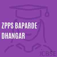 Zpps Baparde Dhangar Primary School Logo