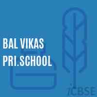 Bal Vikas Pri.School Logo