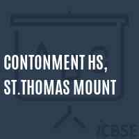 Contonment HS, St.Thomas Mount Secondary School Logo