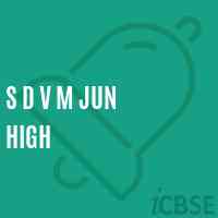 S D V M Jun High Middle School Logo