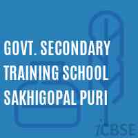 Govt. Secondary Training School Sakhigopal Puri Logo