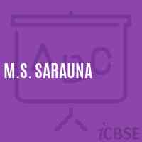 M.S. Sarauna Middle School Logo