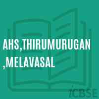 Ahs,Thirumurugan,Melavasal Secondary School Logo