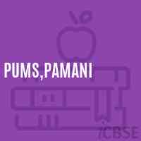 Pums,Pamani Middle School Logo