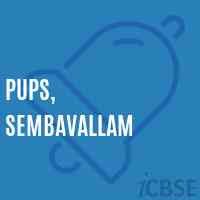Pups, Sembavallam Primary School Logo