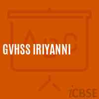 Gvhss Iriyanni High School Logo