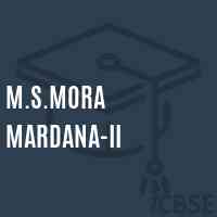 M.S.Mora Mardana-Ii Middle School Logo
