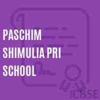 Paschim Shimulia Pri School Logo