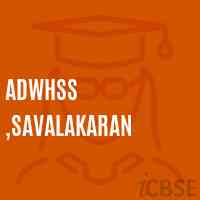 Adwhss ,Savalakaran High School Logo